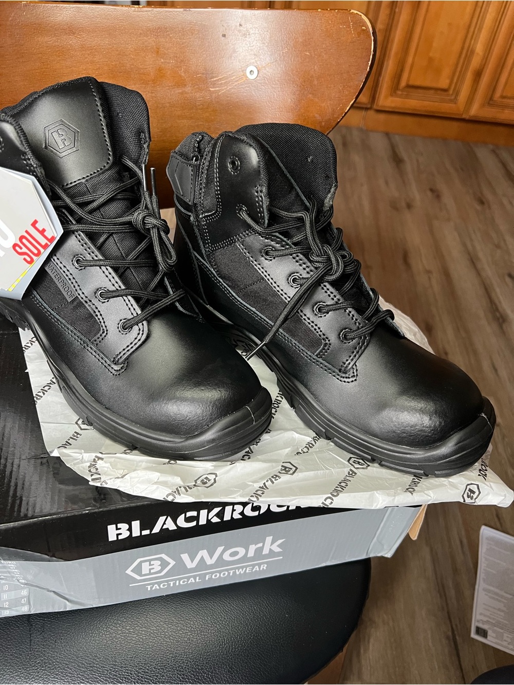 Blackrock Tactical Ranger Hiker Boots Men's US 11 NIB + Bag-laces+zipper closure